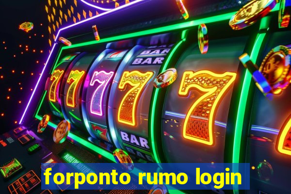 forponto rumo login